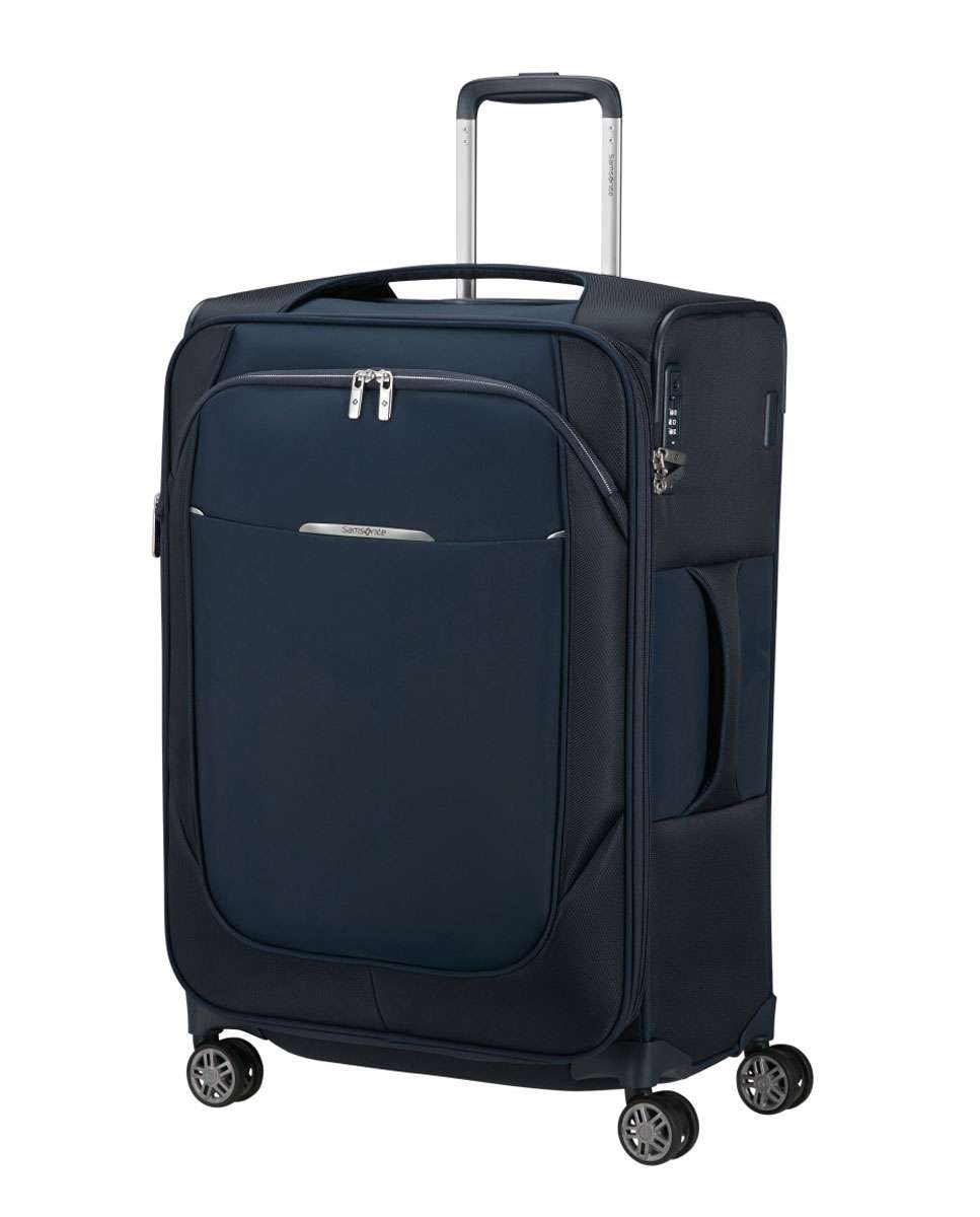 Mala de Viagem Média Re-Lite 67cm 4 Rodas Expansível Azul Noite 79L Azul-1