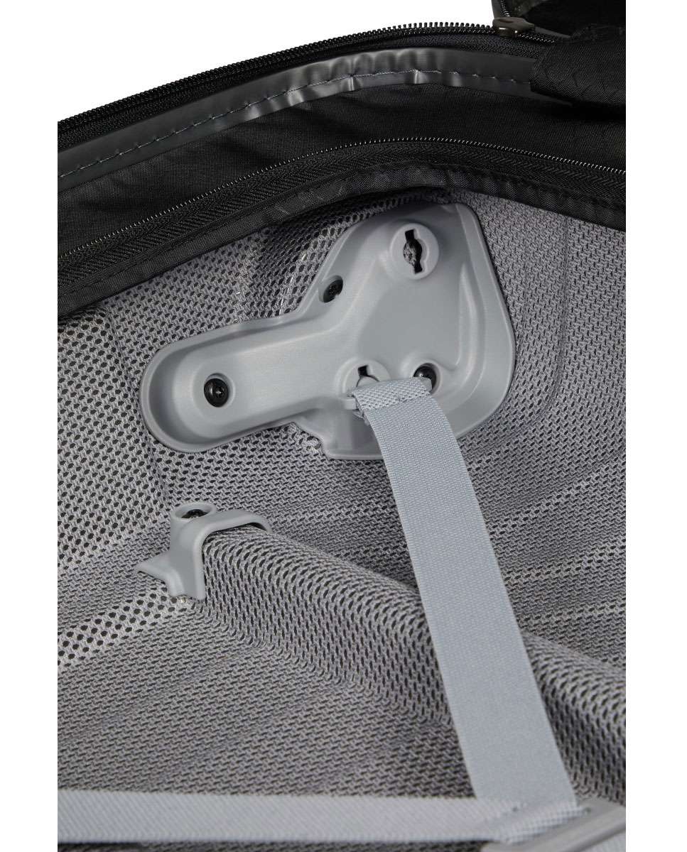 Mala de viagem média Proxis 69cm 4 rodas grafite mate 75L Preto-2