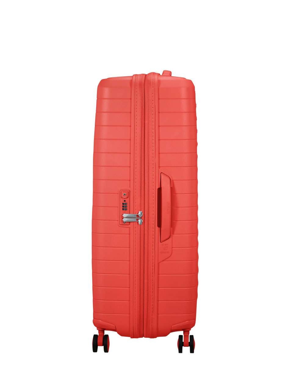 Mala de Viagem Grande Fastforward 78cm 4 Rodas Expansível Coral 108L Coral-3