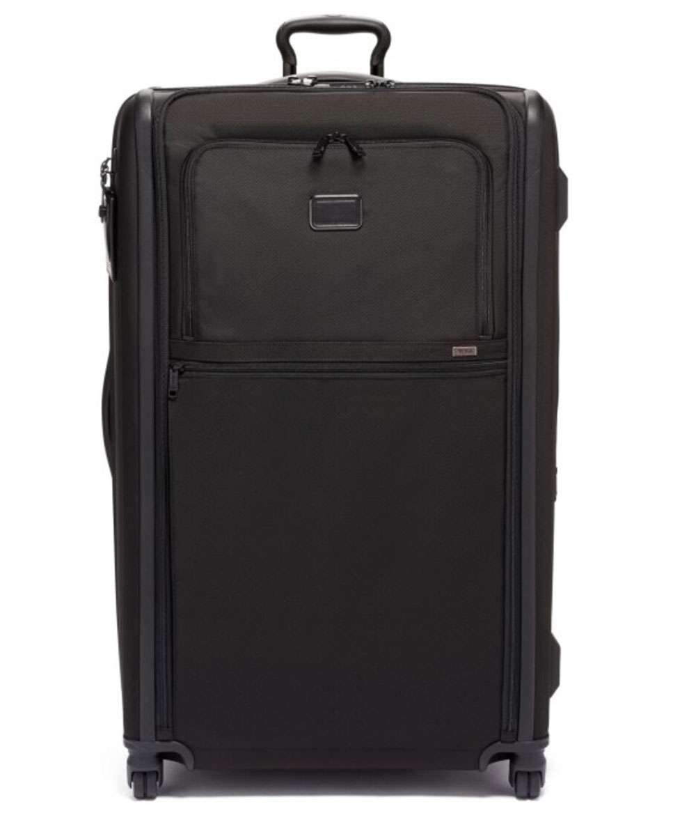 Mala para Viagens Intercontinentais 86cm Expansível Alpha preto 138L Preto-1