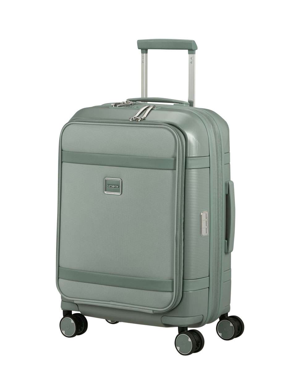 Mala de Cabine Image 55Cm 4 Rodas Expansível Acesso Frontal Verde 41L Verde-1