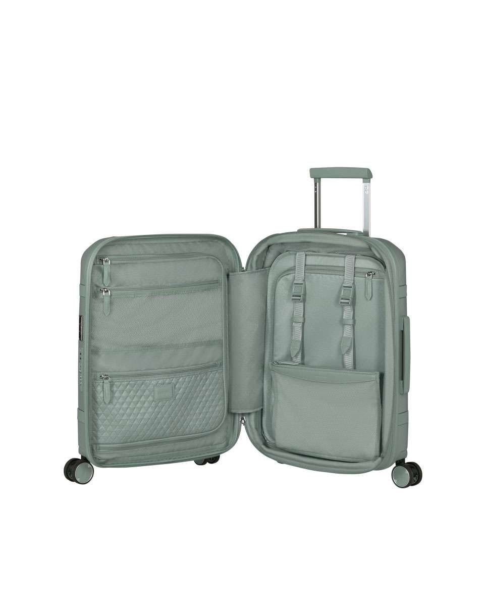 Mala de Cabine Image 55Cm 4 Rodas Expansível Acesso Frontal Verde 41L Verde-2