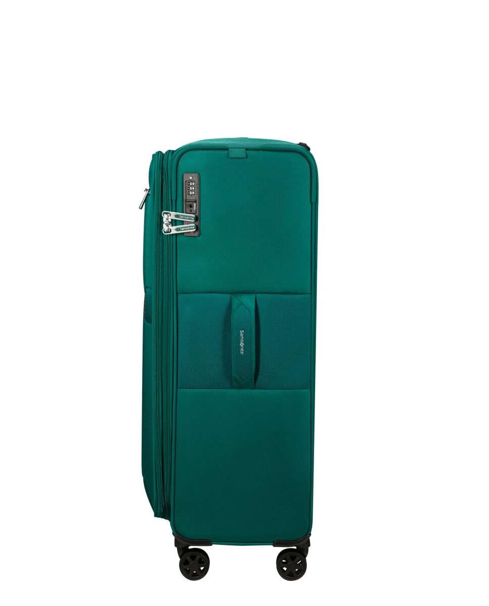 Mala de viagem grande Urbify 78cm 4 rodas expansível verde pinho 107L Verde-3
