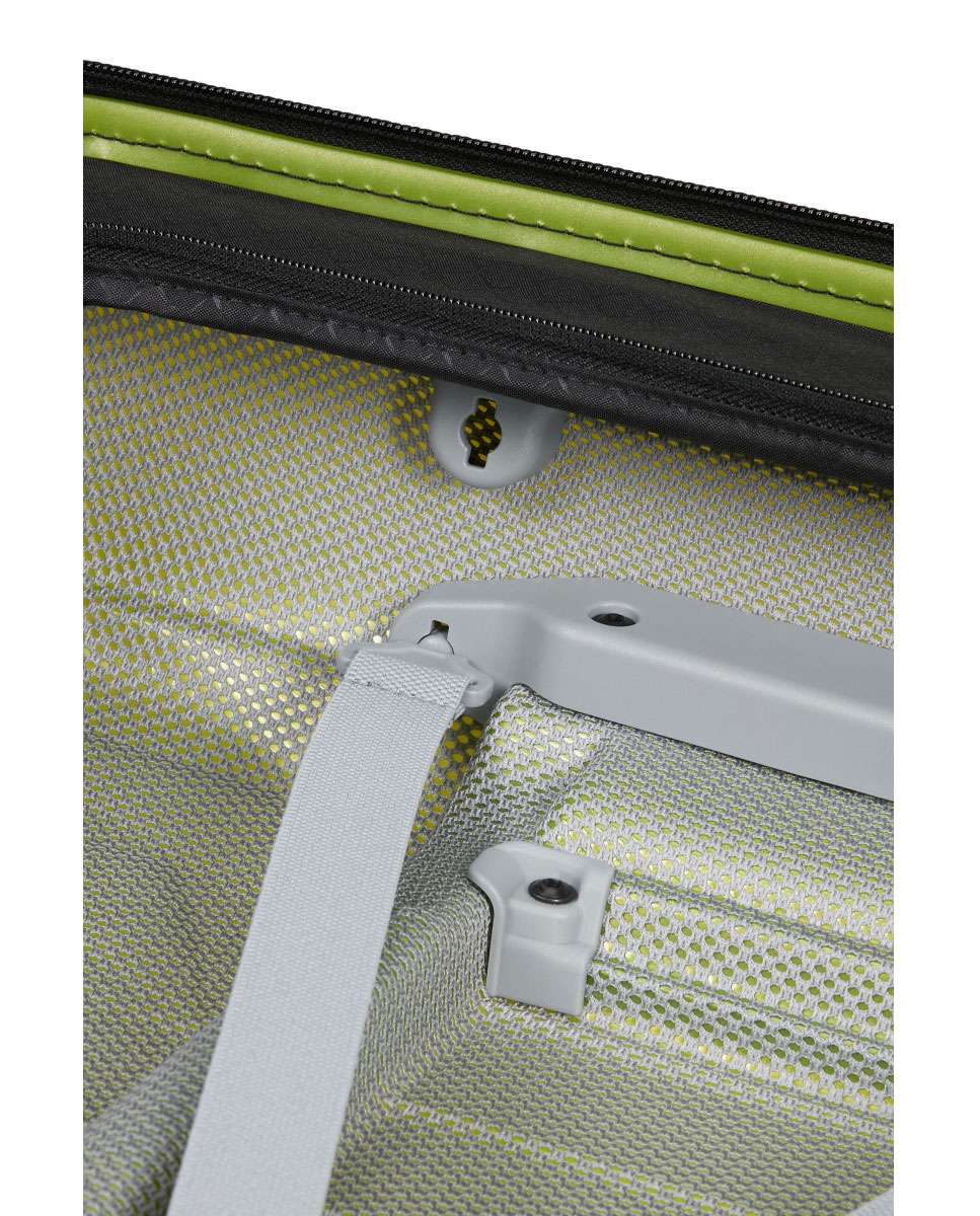 Mala de viagem média Proxis 69cm 4 rodas lima 75L Verde-3