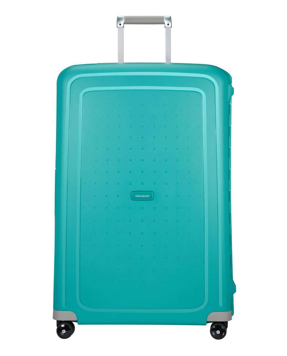 Mala de viagem extragrande S`Cure 81cm 4 rodas com fechadura azul água 138L Azul-1