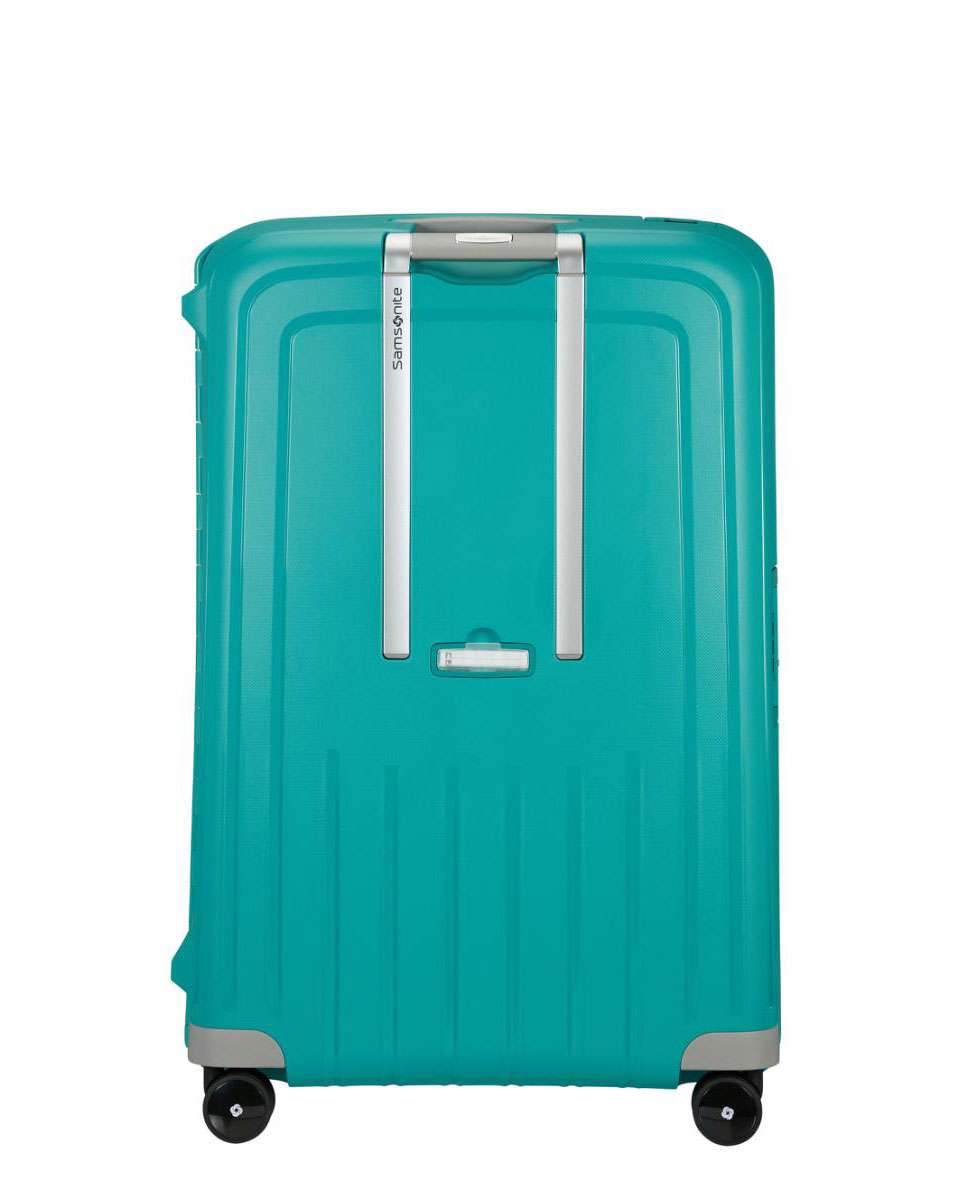 Mala de viagem extragrande S`Cure 81cm 4 rodas com fechadura azul água 138L Azul-3