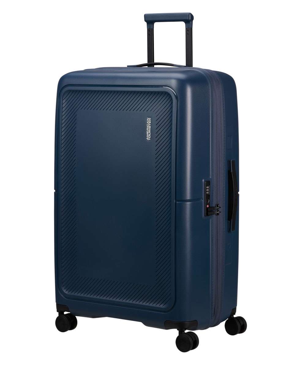 Imagem 0 de Mala de viagem grande Dashpop 77cm com 4 rodas expansível azul 104L
