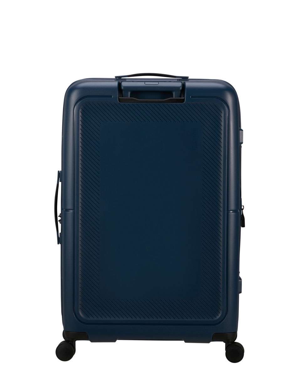 Mala de viagem grande Dashpop 77cm com 4 rodas expansível azul 104L Azul-4
