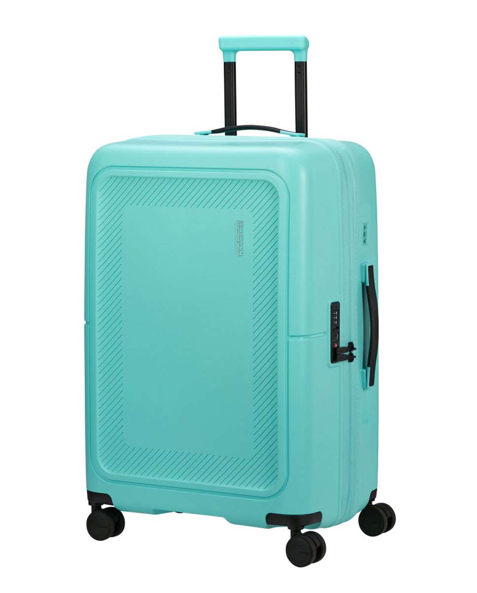 Imagem 0 de Mala de viagem média Dashpop 67cm com 4 rodas expansível azul celeste 76L