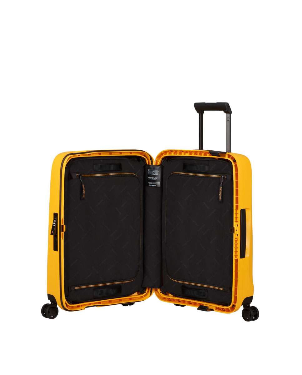 Mala de cabine Essens 55cm 4 rodas amarelo radiante 39L Amarelo-2