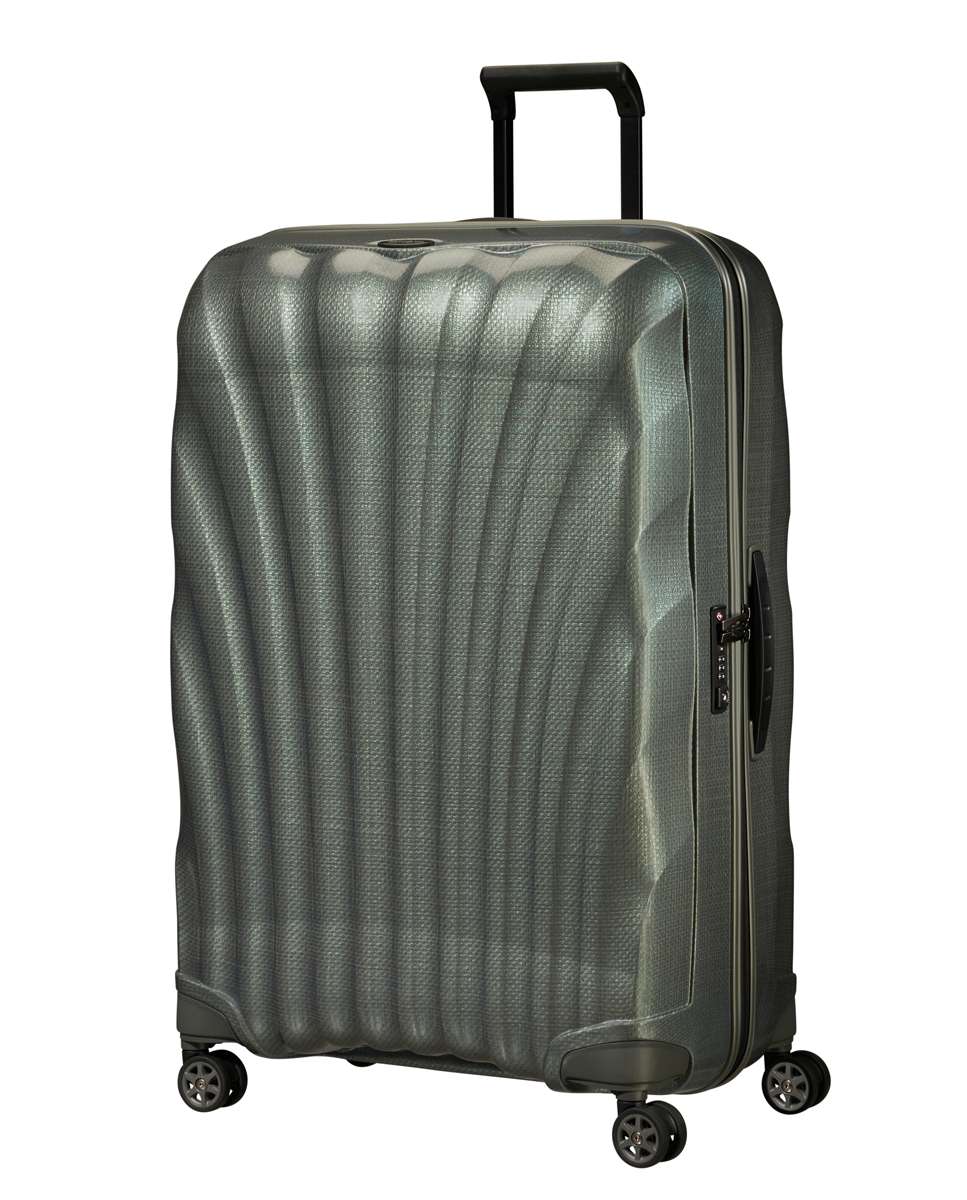Mala de viagem extragrande C-Lite 81cm 4 rodas verde 123L Verde-1