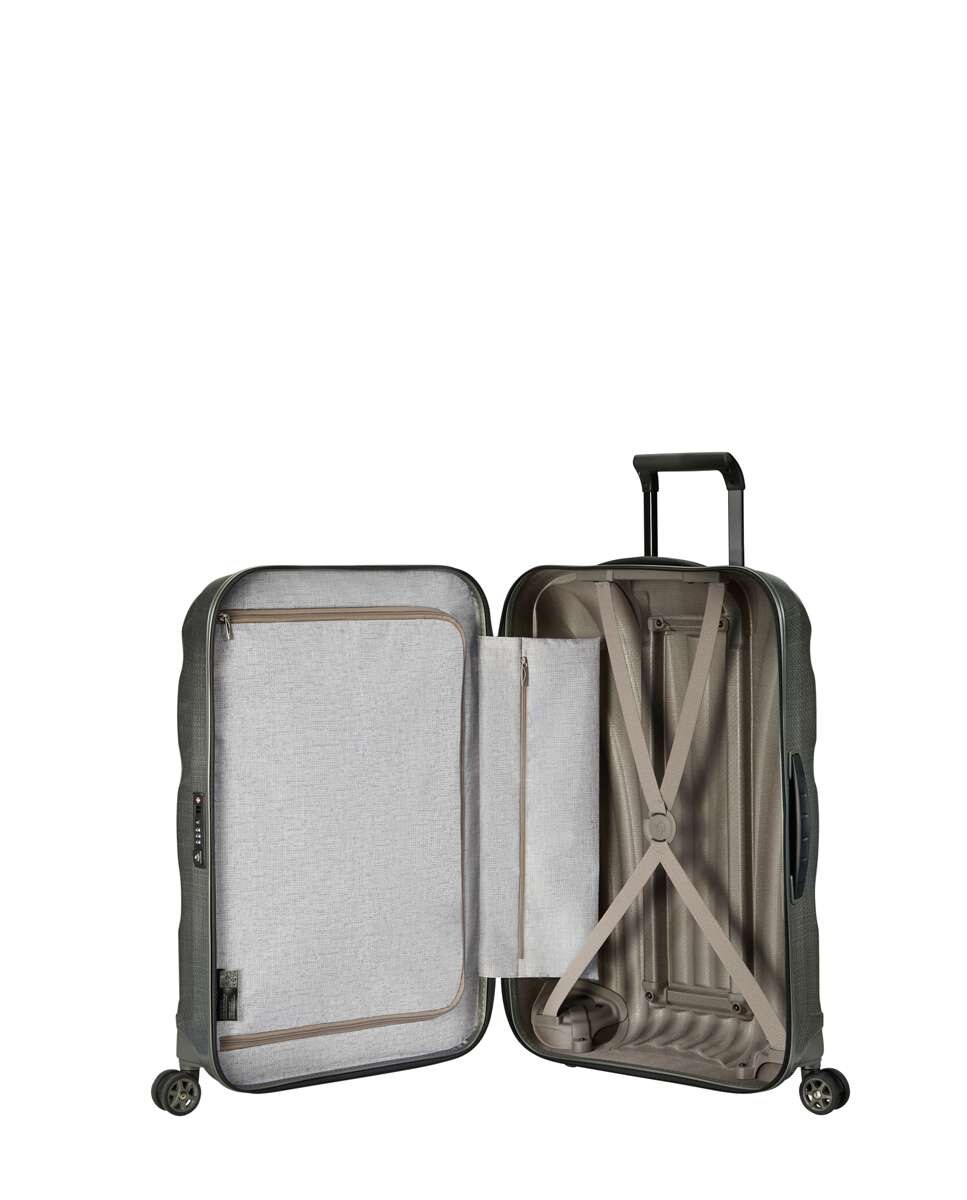 Mala de viagem extragrande C-Lite 81cm 4 rodas verde 123L Verde-2