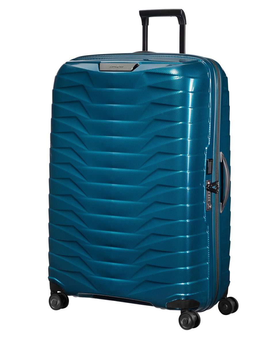 Mala de viagem extagrande Proxis 81cm 4 rodas azul petróleo 125L Azul-1