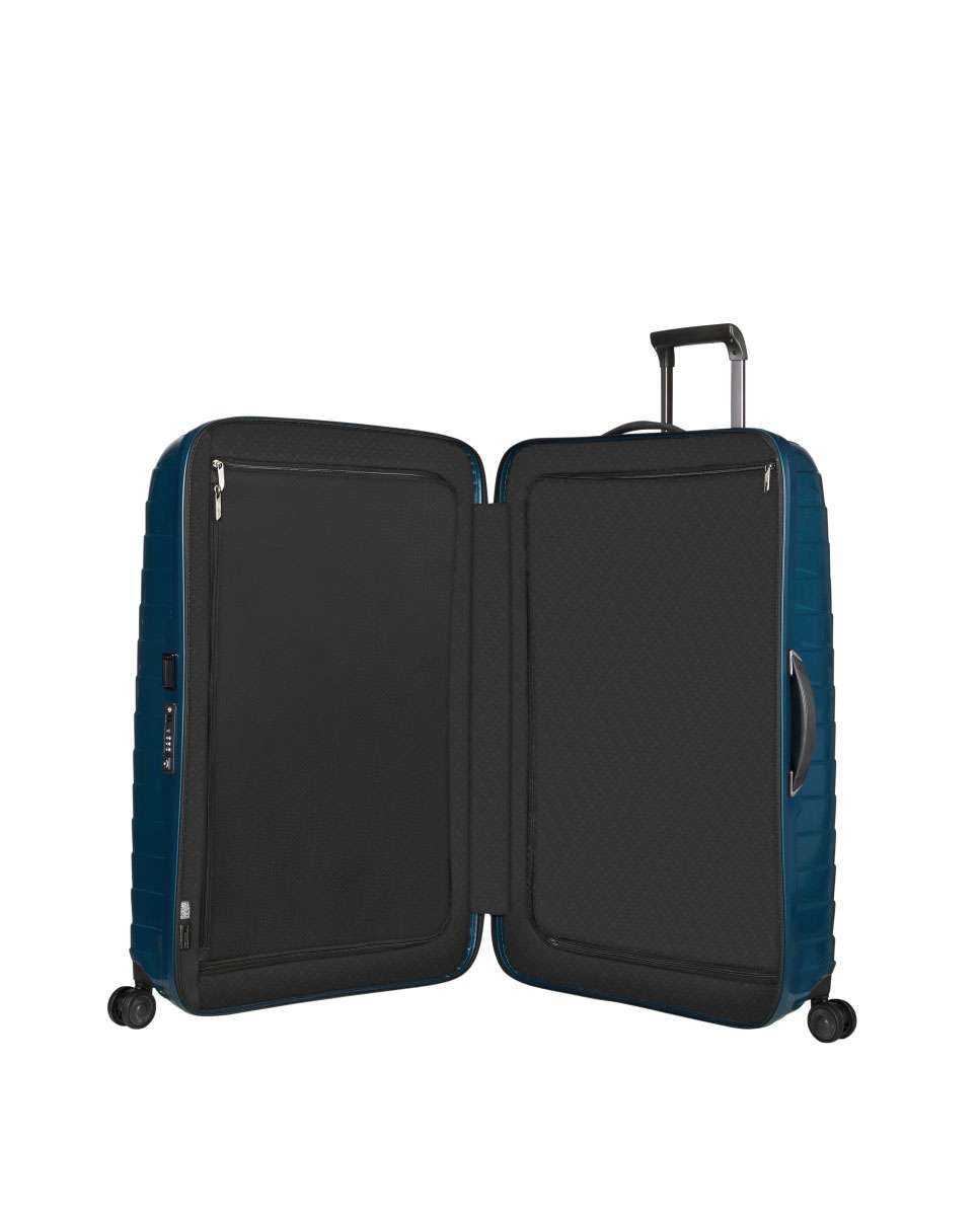 Mala de viagem extagrande Proxis 81cm 4 rodas azul petróleo 125L Azul-2