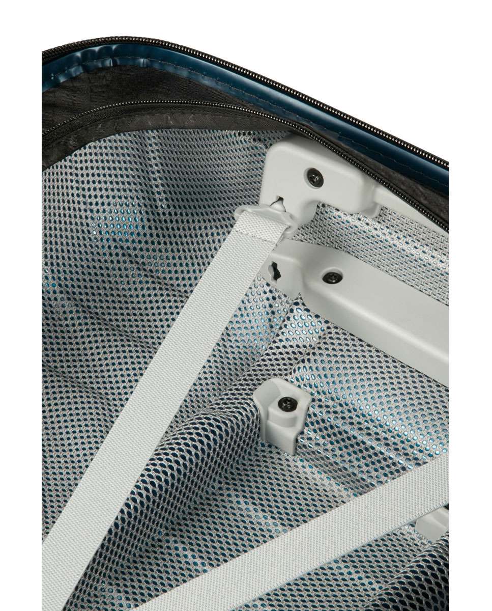 Mala de viagem extagrande Proxis 81cm 4 rodas azul petróleo 125L Azul-3