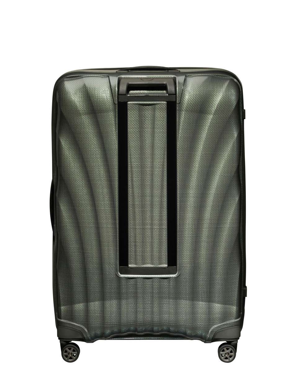 Mala de viagem extragrande C-Lite 86cm 4 rodas verde metálico 144L Verde-3