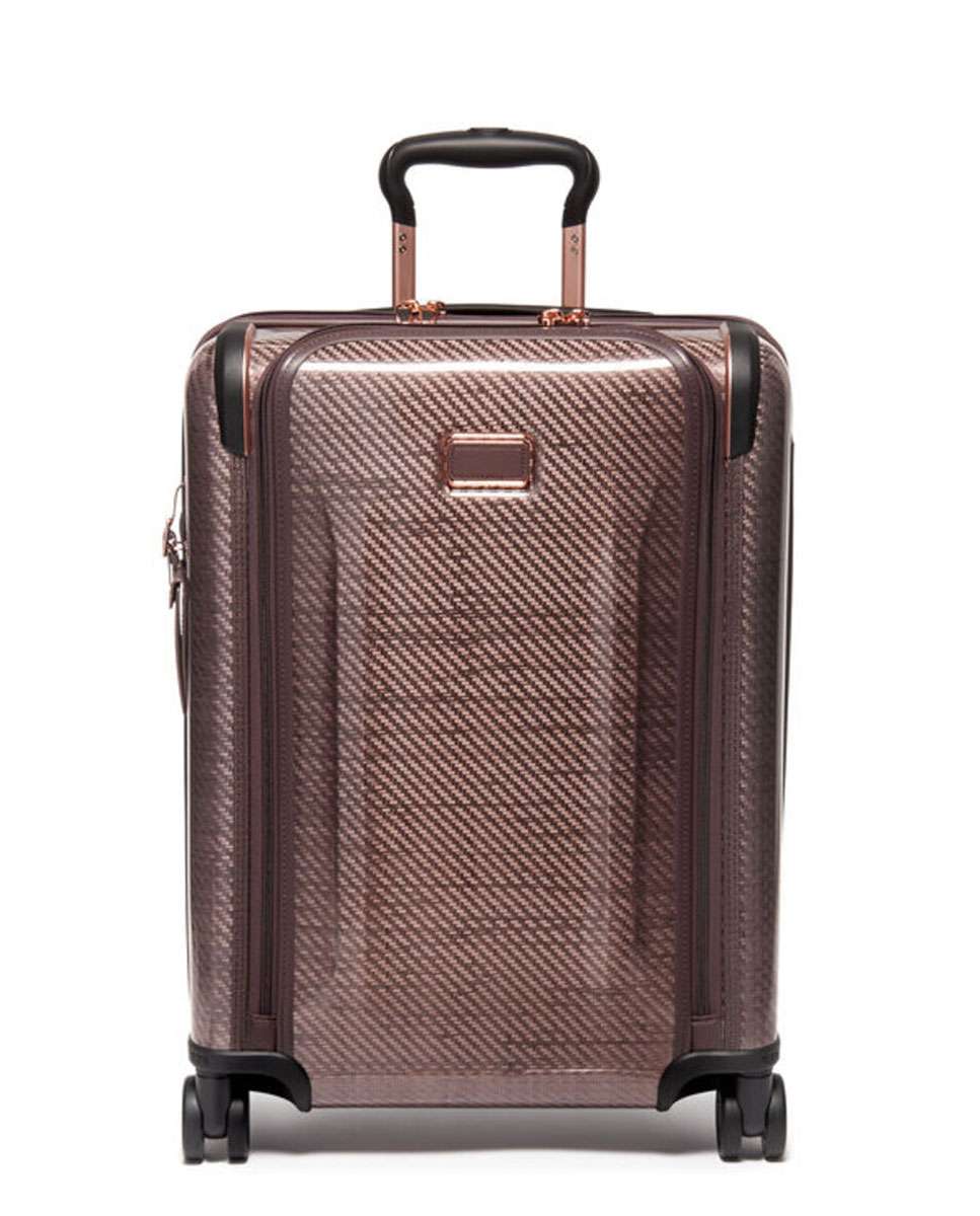 Mala Cabine 55cm Continental Expansível Acesso Frontal Tegra Lite blush 42L Rosa-1