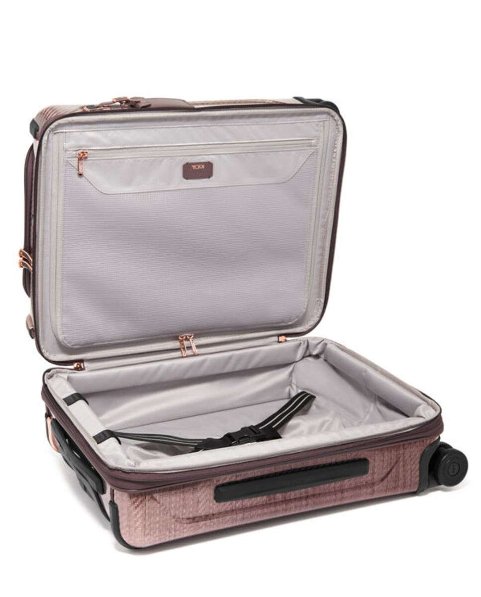 Mala Cabine 55cm Continental Expansível Acesso Frontal Tegra Lite blush 42L Rosa-2