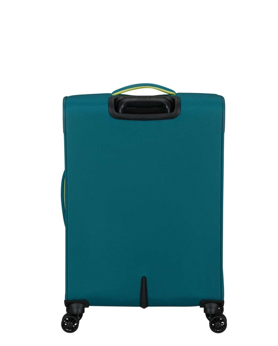 Mala de Viagem Média Cloudrider 67cm 4 Rodas Expansível Azul Esverdeado 67L Azul-4