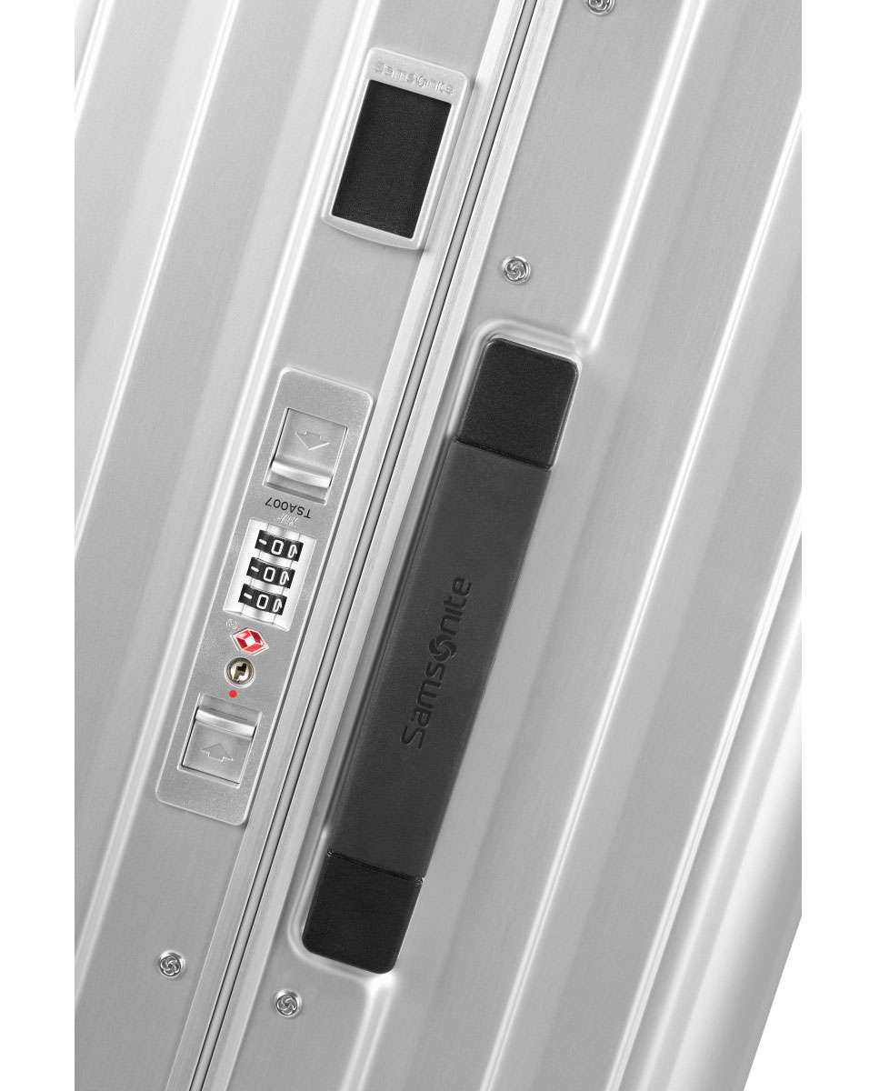 Mala de viagem trunk Lite-Box Alu 80cm 4 rodas alumínio 106L Cinzento-3