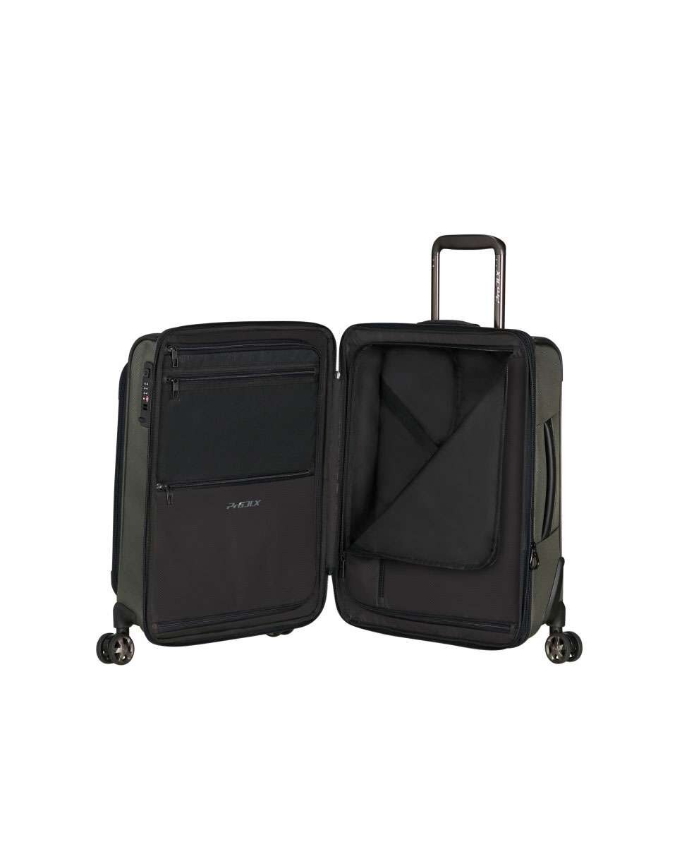 Mala de cabine Pro-Dlx 6 55cm 4 rodas expansível verde 45L Verde-2