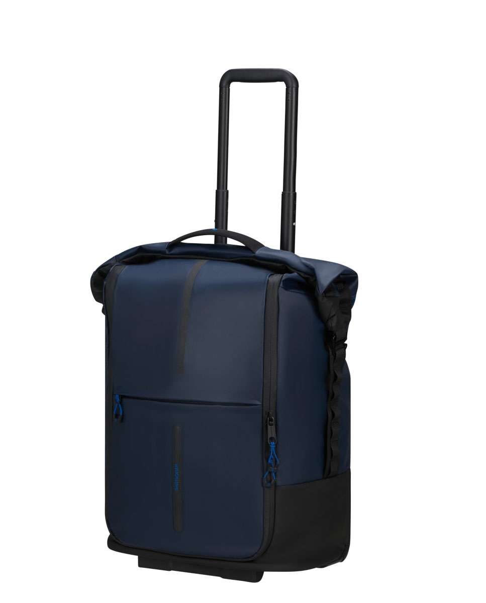 Trolley de Viagem Ecodiver dobrável 4 em 1 azul noite 36L/51L/72L/80L Azul-2