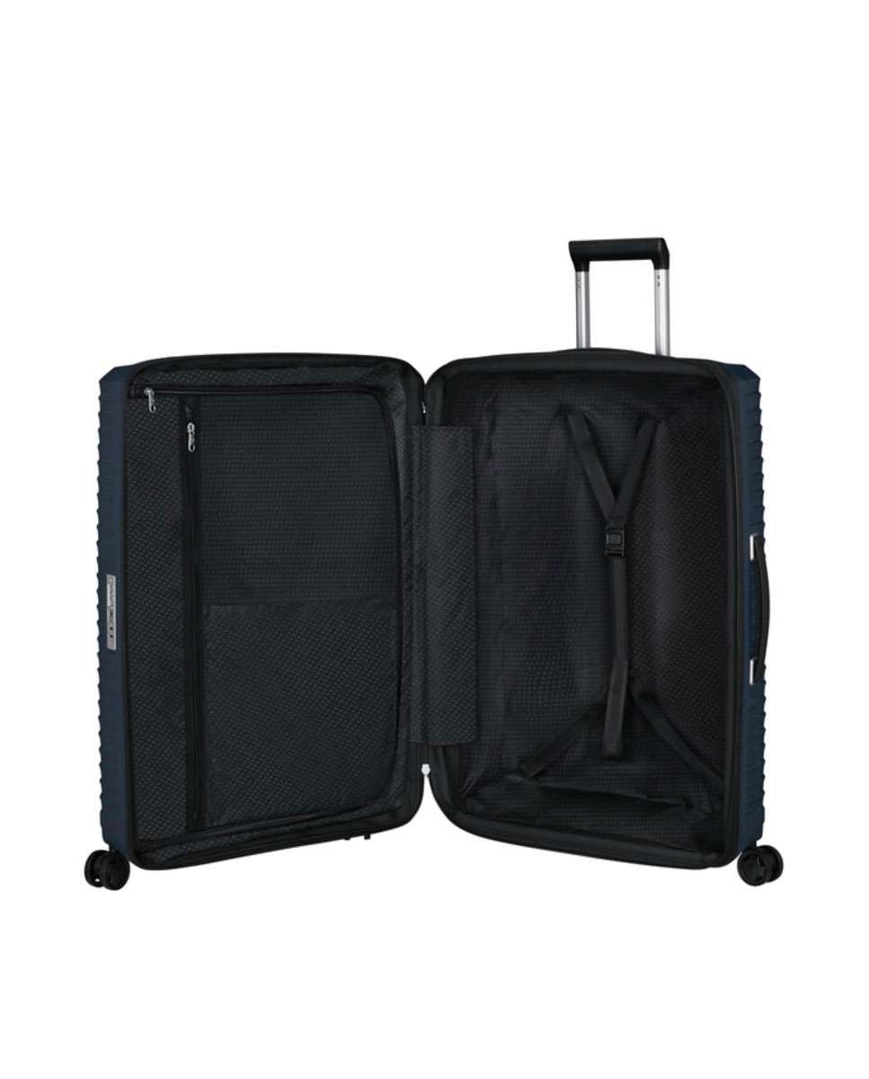 Mala de viagem grande Upscape 75cm 4 rodas expansível azul noite 104L Azul-2