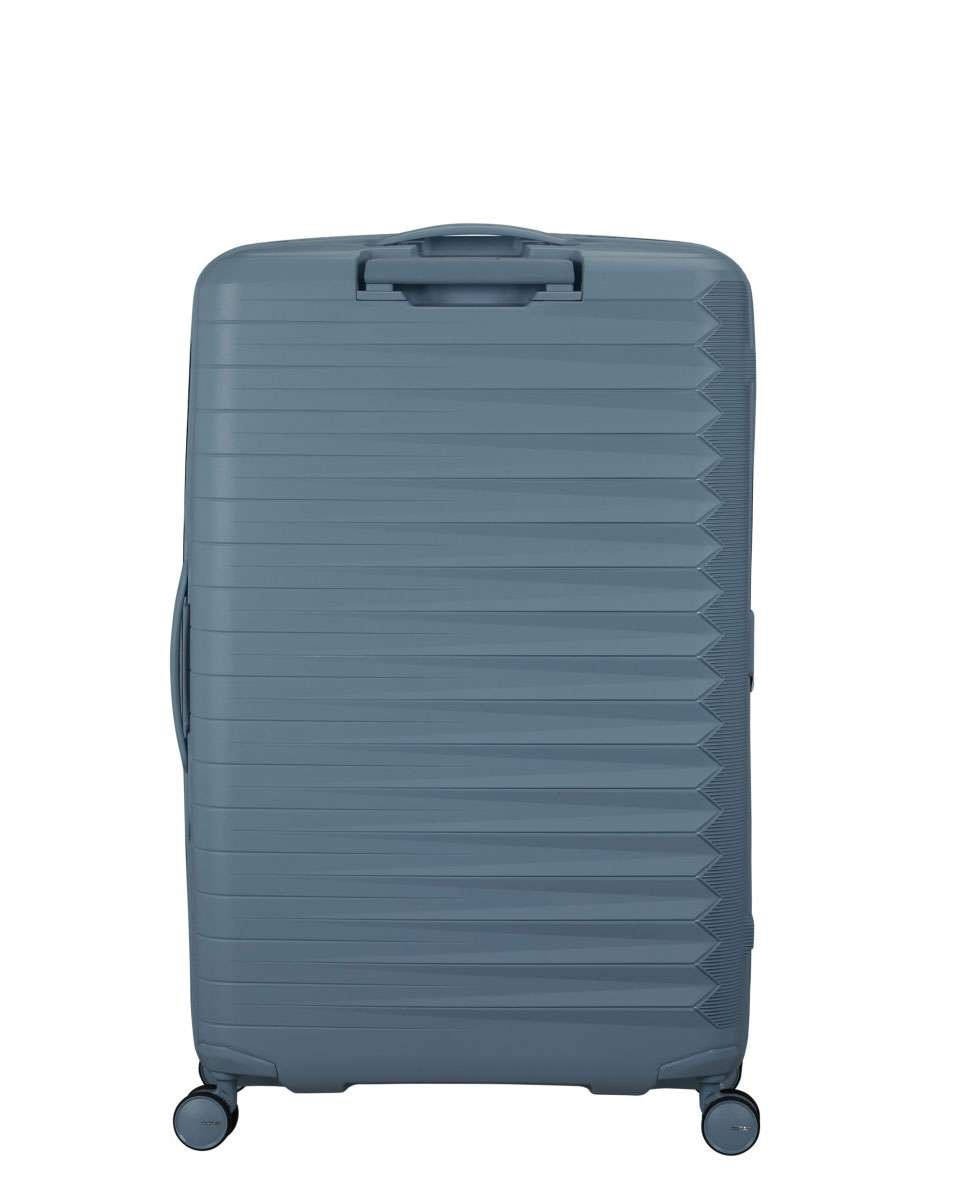 Mala de Viagem Grande Fastforward 78cm 4 Rodas Expansível Azul 108L Azul-4