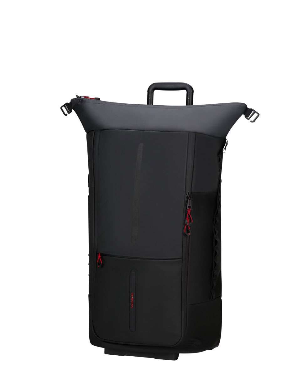 Trolley de Viagem Ecodiver dobrável 4 em 1 preto 36L/51L/72L/80L Preto-4