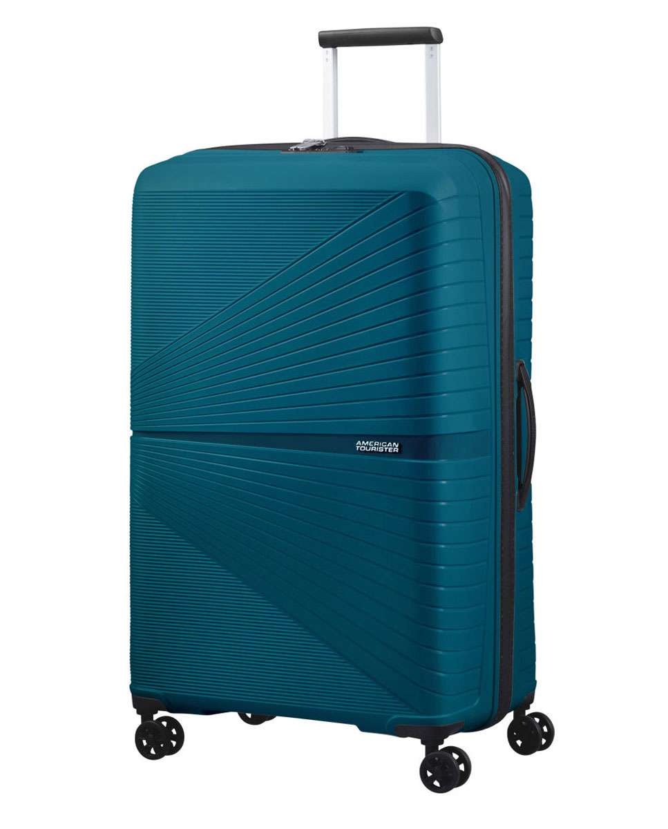 Mala de Viagem Grande Airconic 77cm 4 Rodas Azul Oceano 101L Azul-1