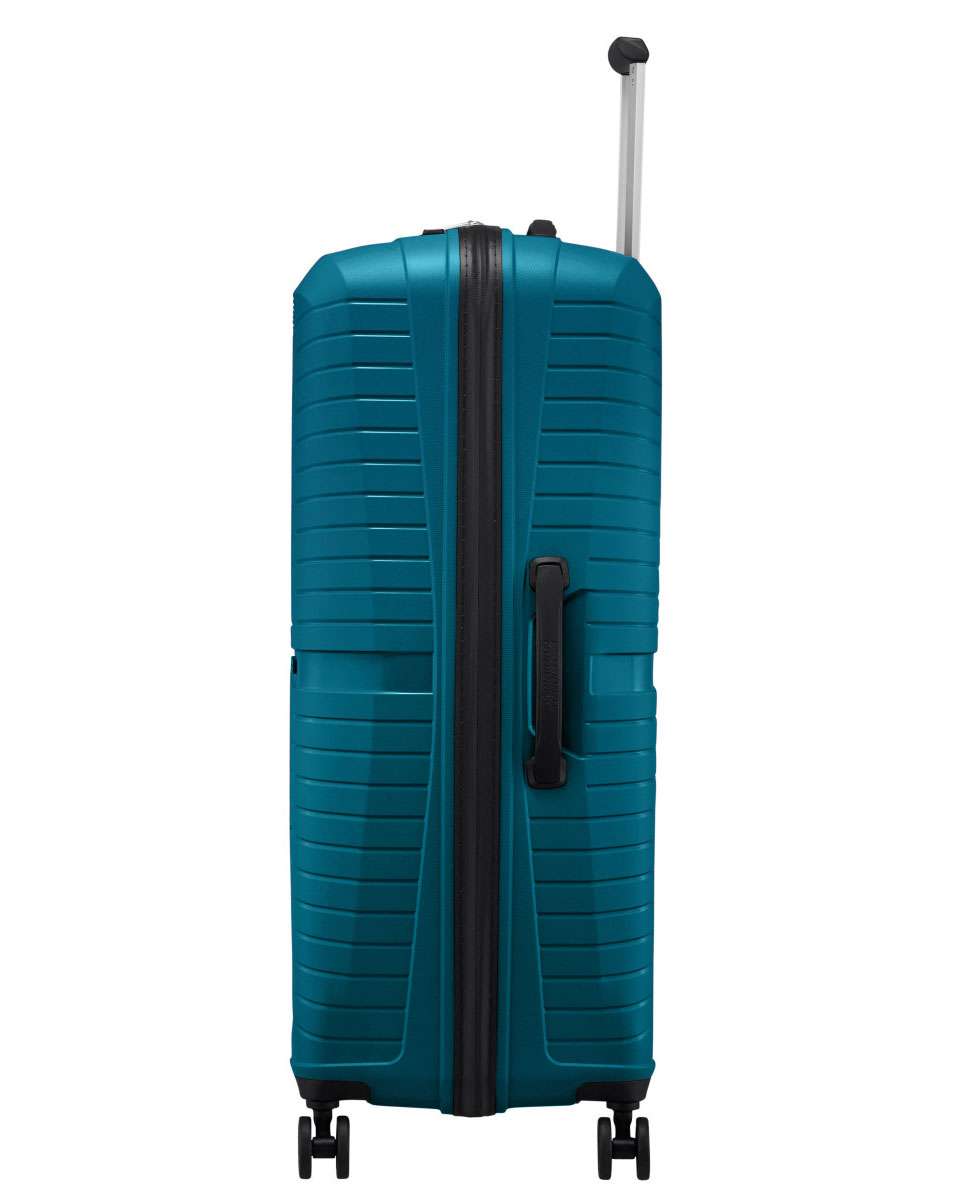 Mala de Viagem Grande Airconic 77cm 4 Rodas Azul Oceano 101L Azul-3