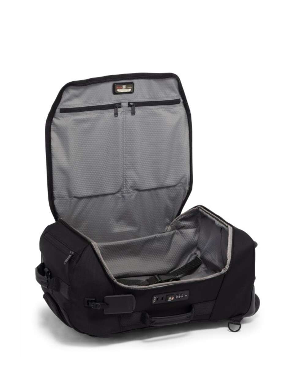 Trolley de Viagem/Mochila Alpha Bravo 55cm com 2 Rodas preto 40L Preto-2