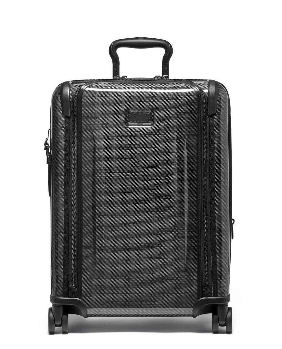 Mala Cabine 55cm Continental Expansível Acesso Frontal Tegra Lite preto 42L Preto-1