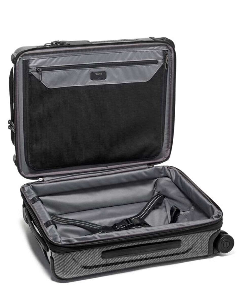 Mala Cabine 55cm Continental Expansível Acesso Frontal Tegra Lite preto 42L Preto-3