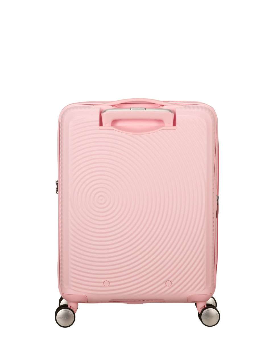 Mala de Cabine Soundbox 55cm 4 Rodas Expansível Rosa 35.5L Rosa-4