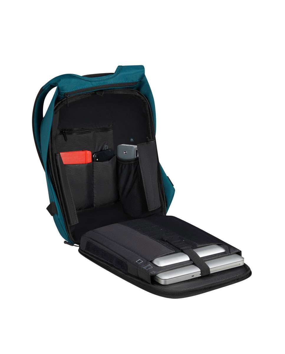 Mochila antirroubo para portátil Securipack 2.0 azul petróleo 14.1 Azul-2