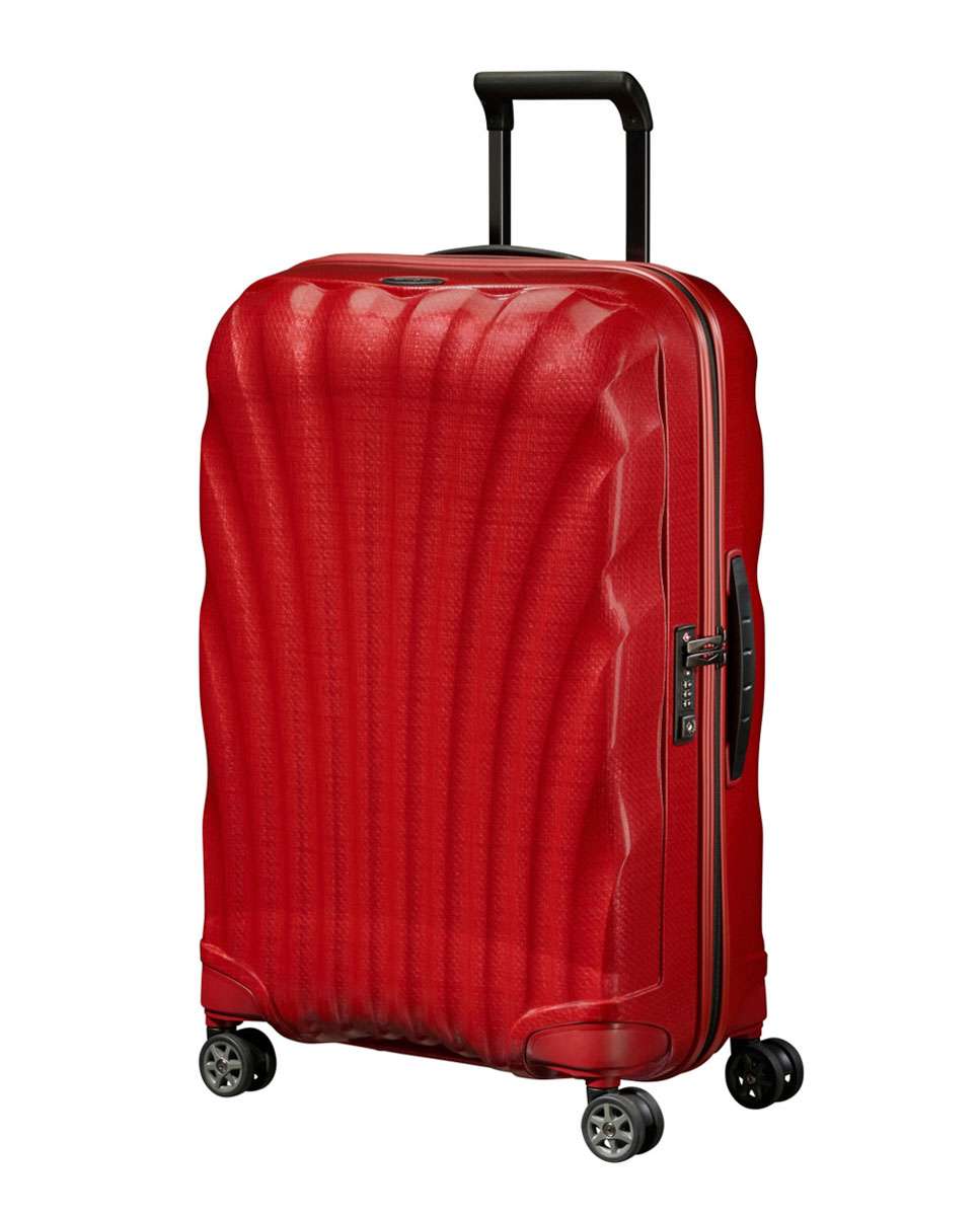 Imagem 0 de Mala de viagem média C-Lite 69cm 4 rodas vermelho chili 68L