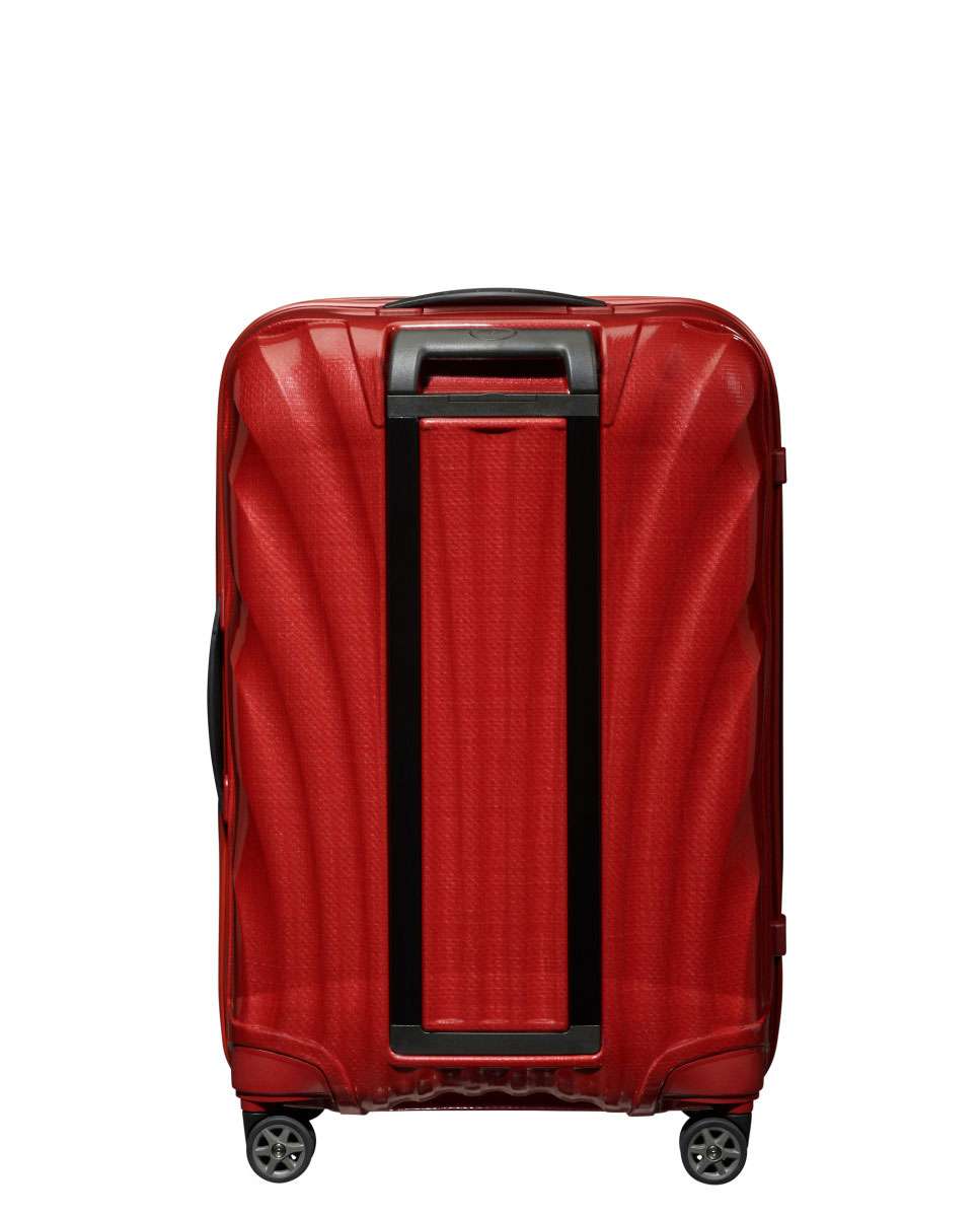 Mala de viagem média C-Lite 69cm 4 rodas vermelho chili 68L Vermelho-4