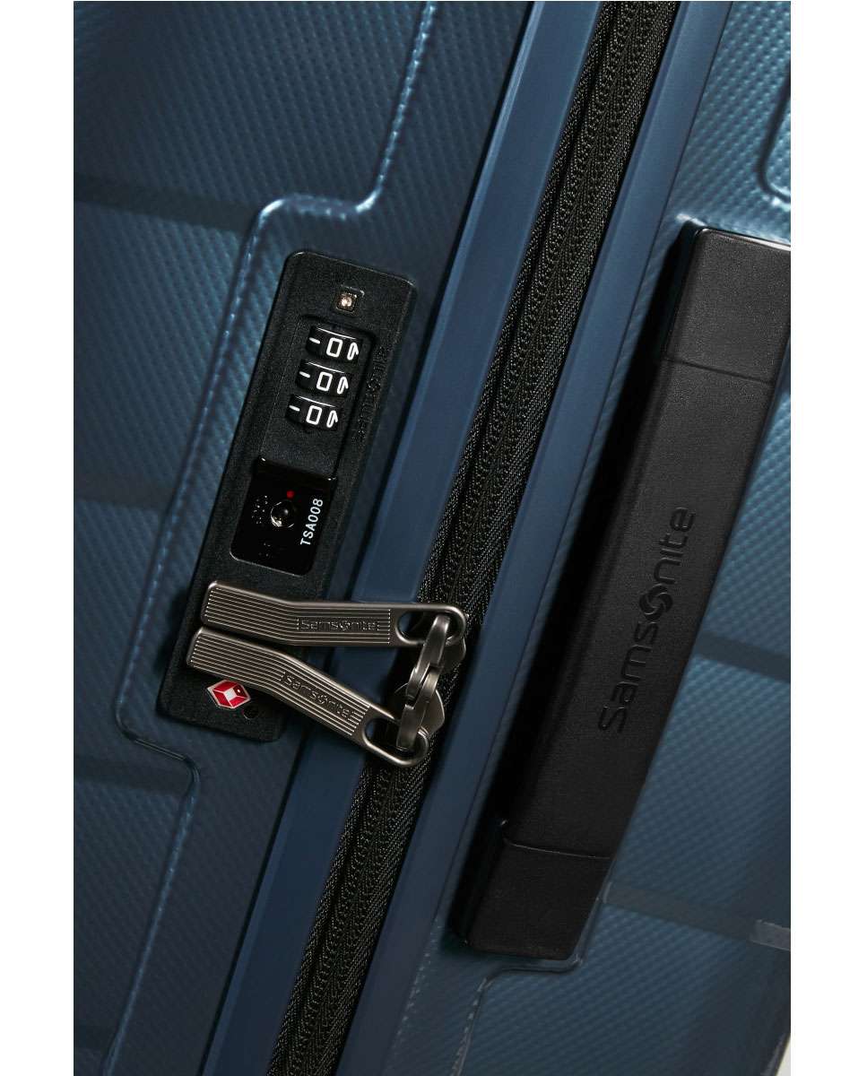 Mala de viagem média Attrix 69cm 4 rodas azul 73L Azul-3