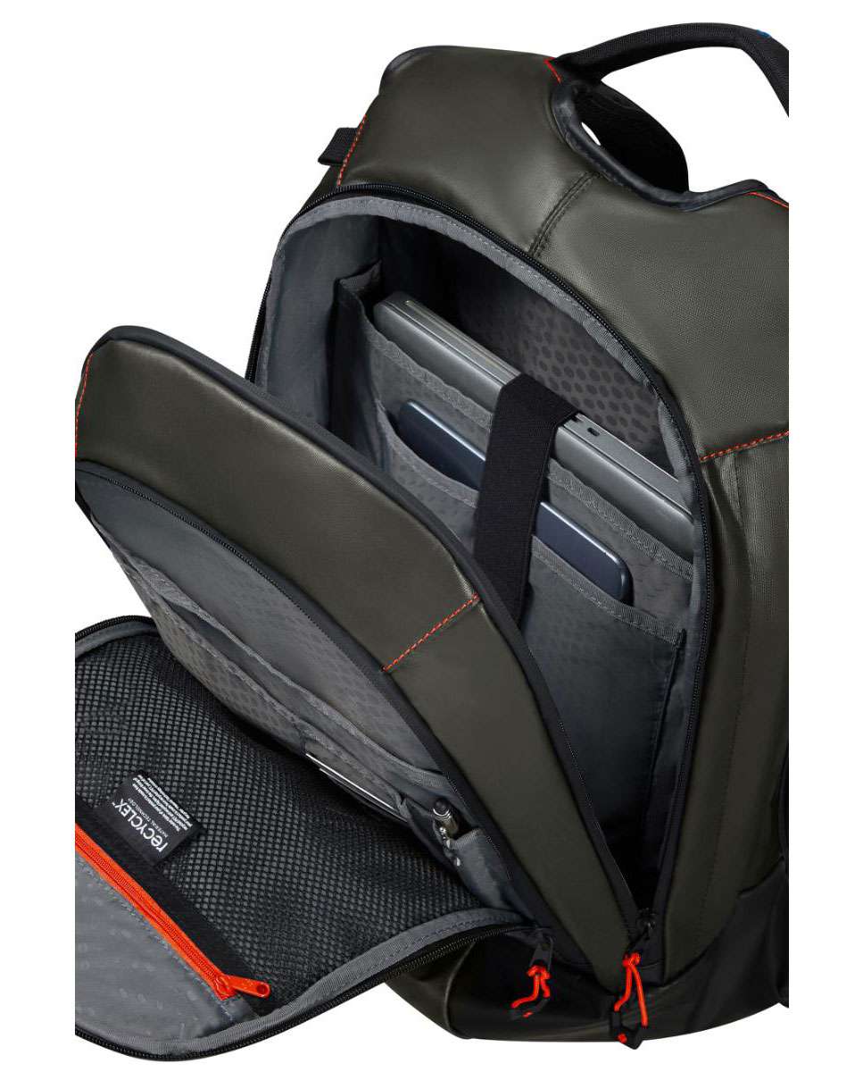 Mochila Ecodiver para Portátil Verde Tropa 17.3 Verde-2