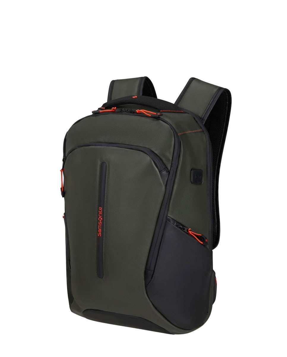 Mochila Ecodiver para portátil M com USB verde tropa 15.6 Verde-1