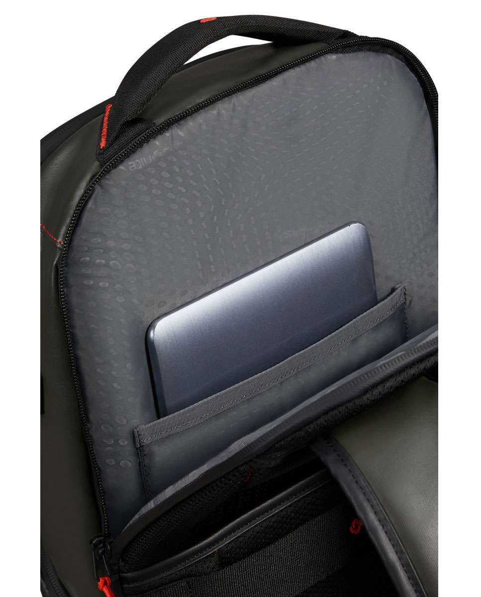 Mochila Ecodiver para portátil M com USB verde tropa 15.6 Verde-3