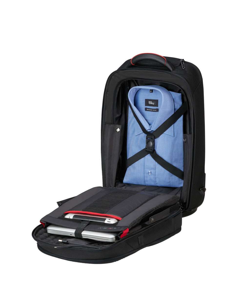 Mochila para portátil com rodas Pro-Dlx 6 expansível 17.3" preto Preto-2