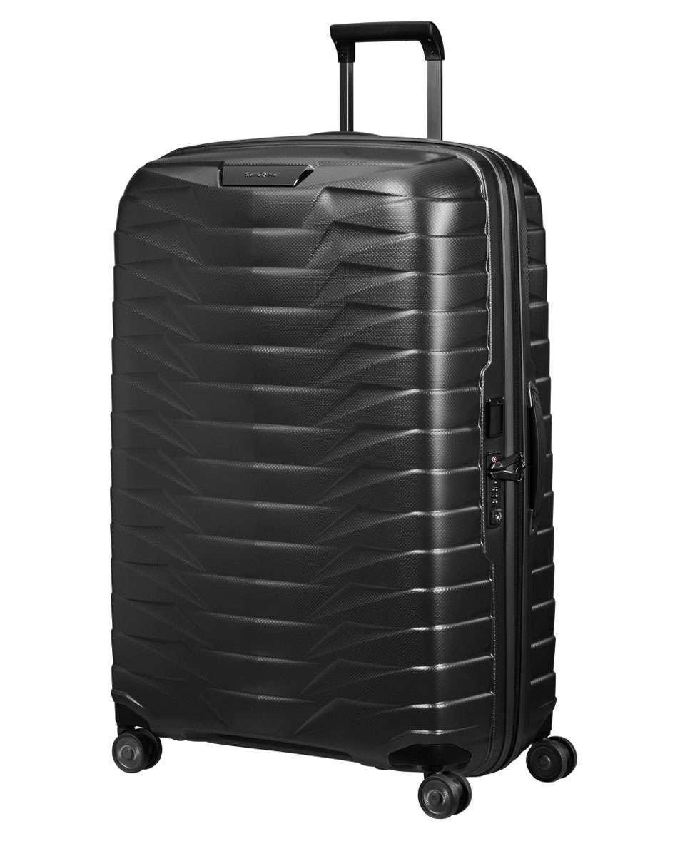 Mala de viagem extagrande Proxis 81cm 4 rodas grafite mate 125L Preto-1