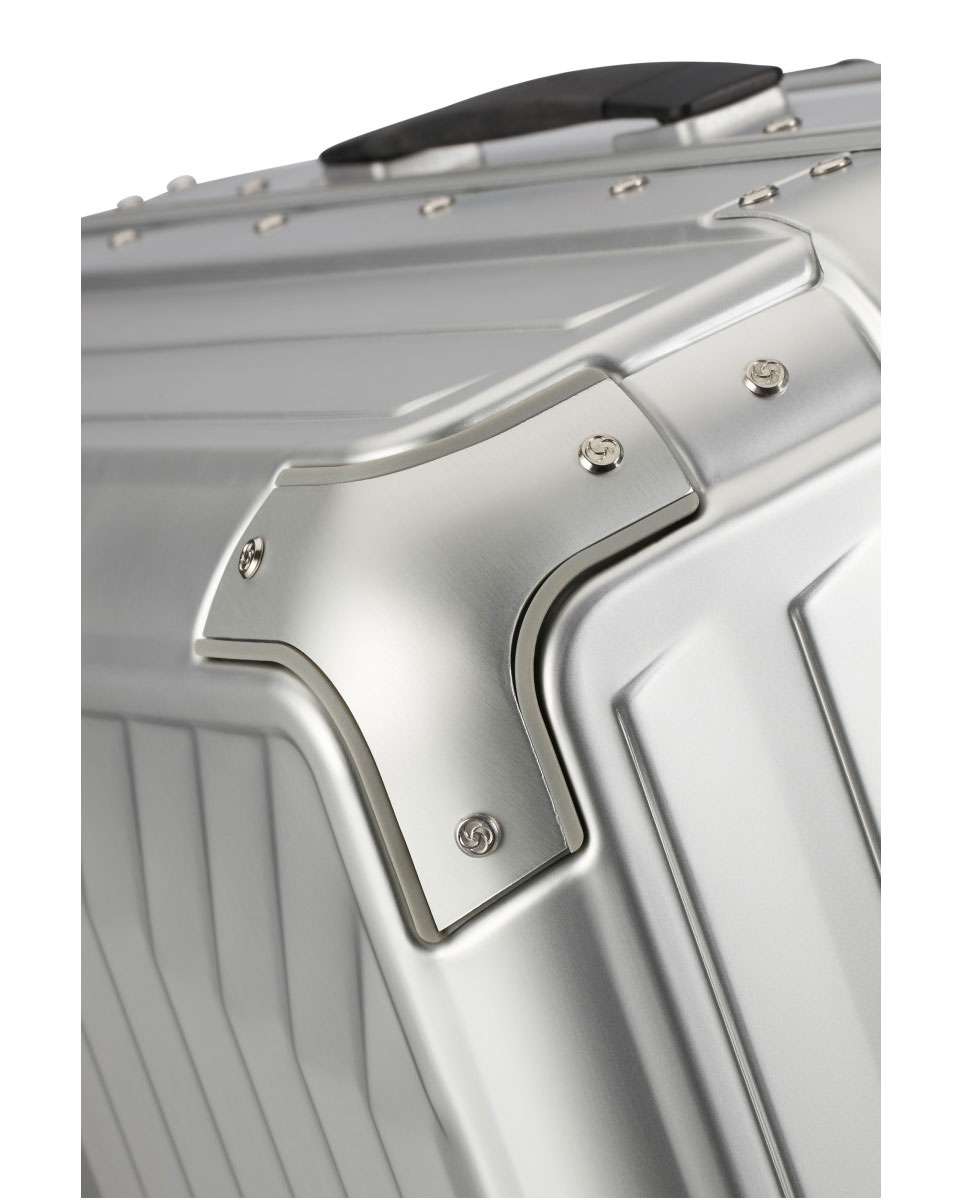 Mala de viagem média Lite-Box Alu 69cm 4 rodas alumínio 71L Cinzento-4