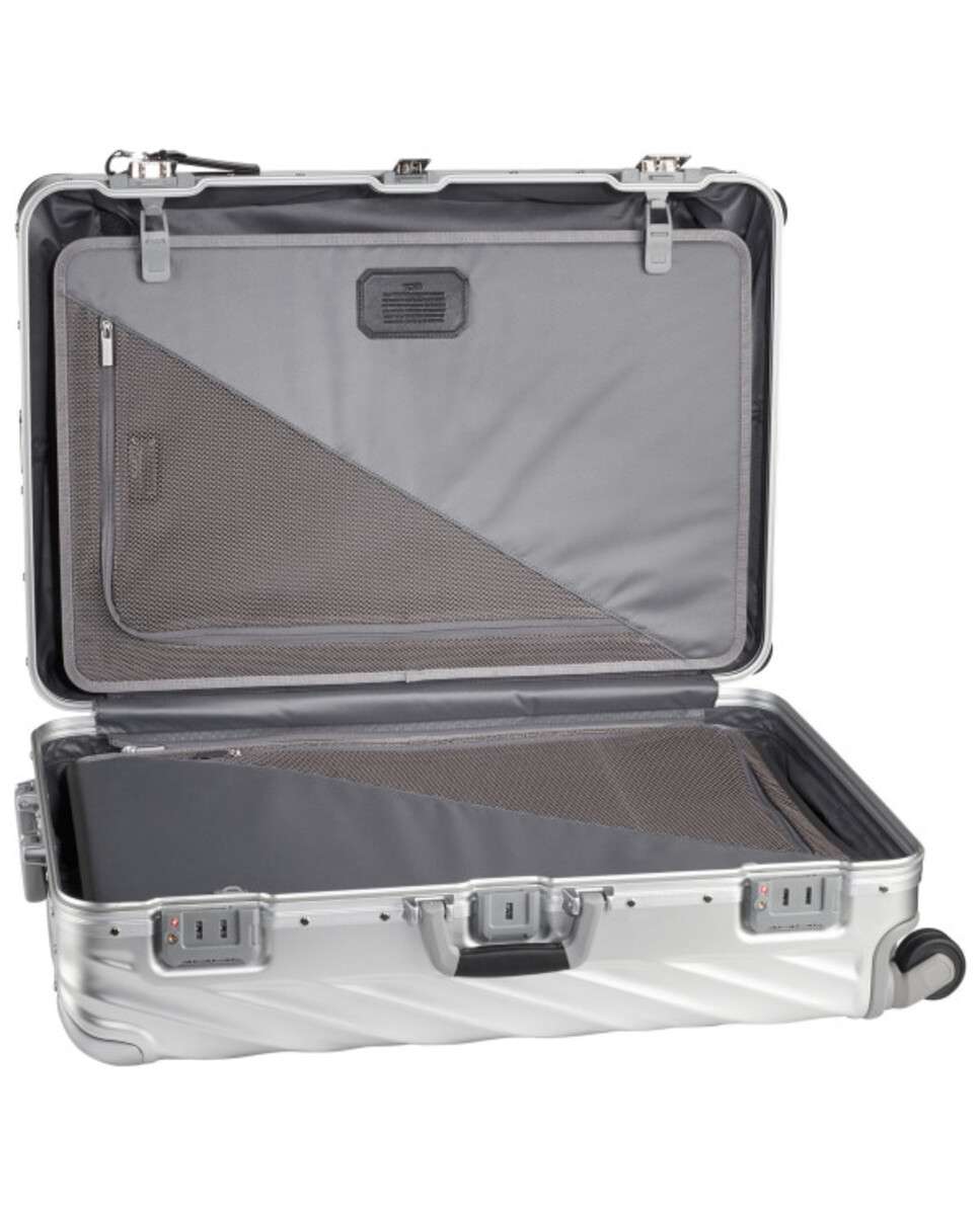 Mala para Viagens Longas 77cm 19 Degree prateada 84L Cinzento-2