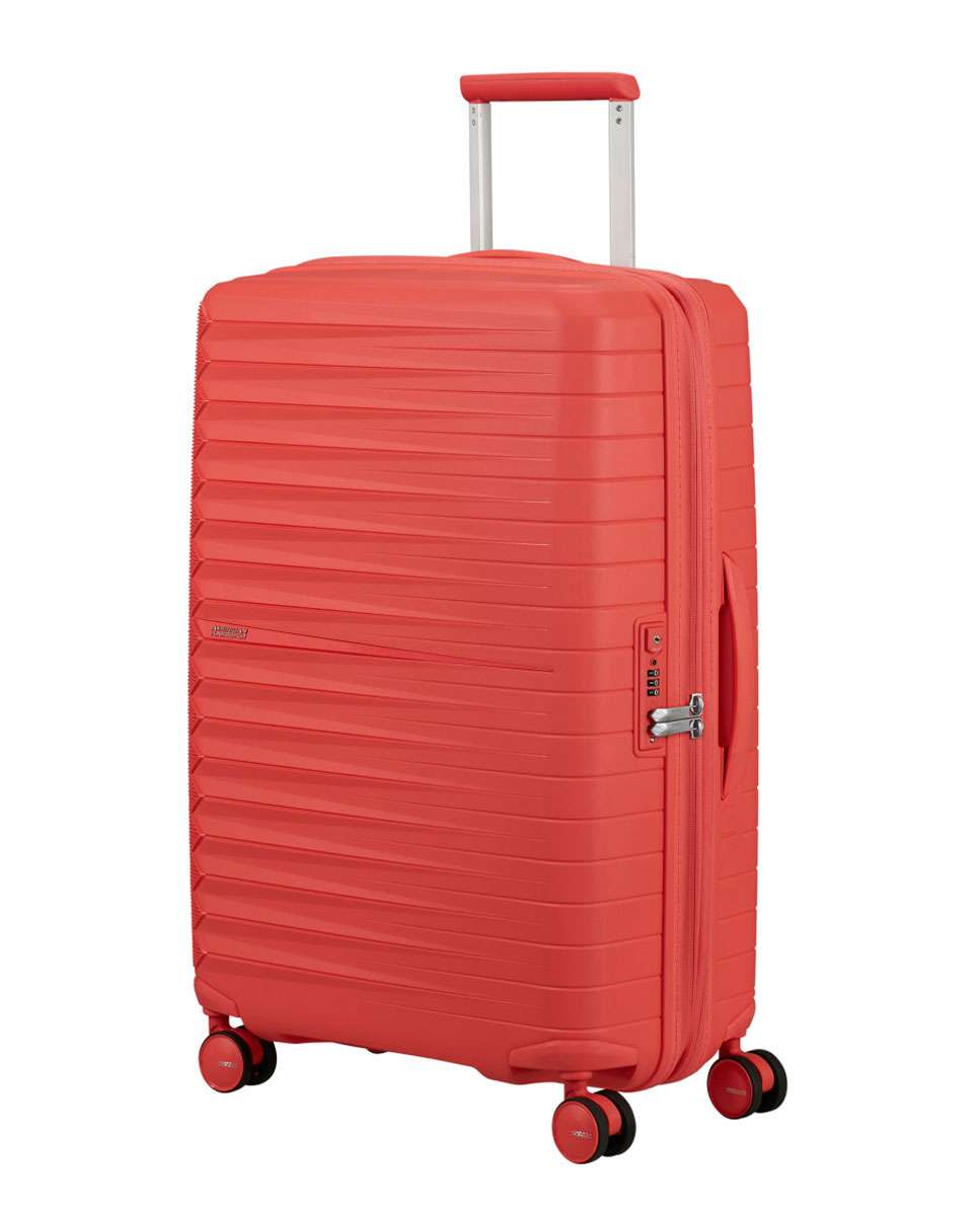 Mala de Viagem Média Fastforward 68cm 4 Rodas Expansível Coral 67L Coral-1