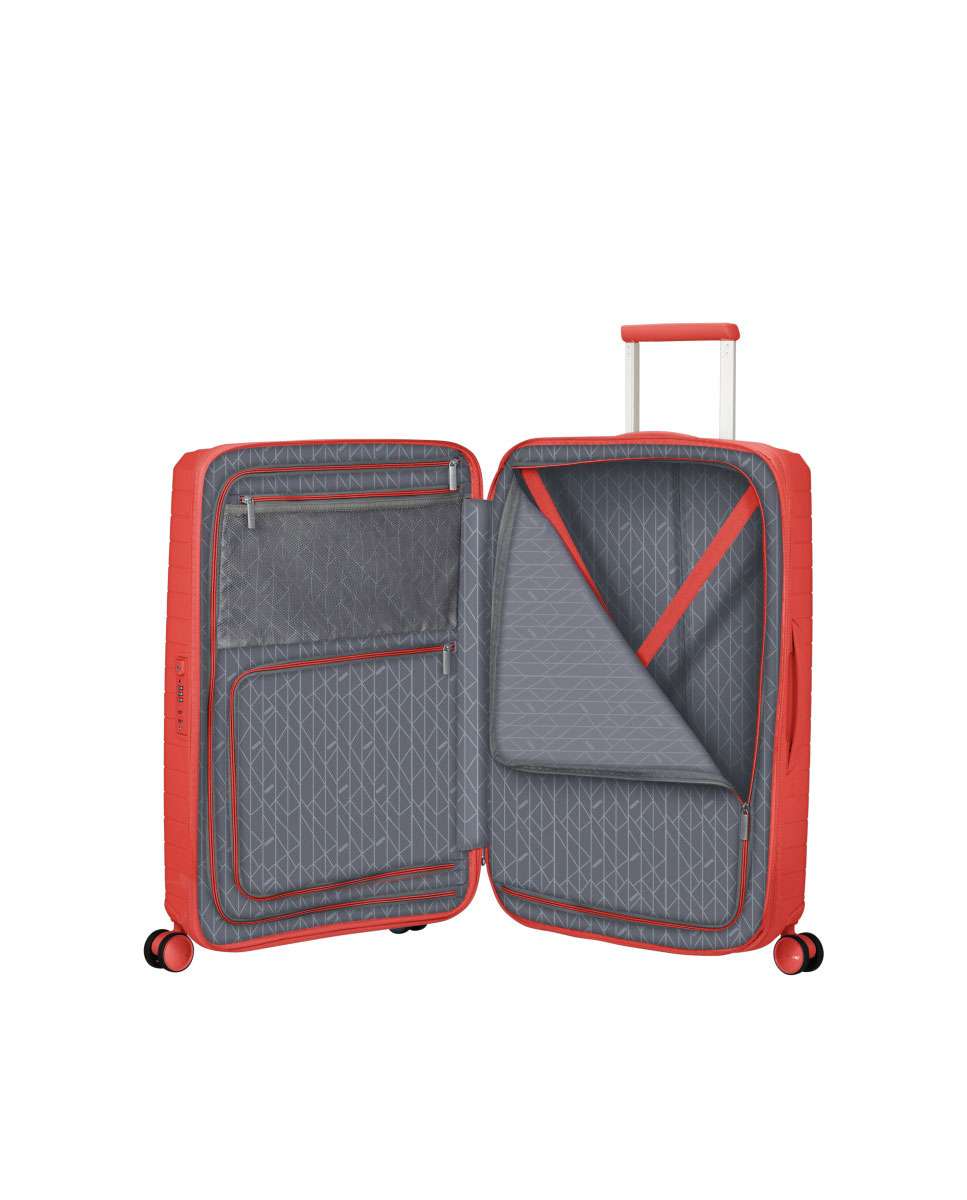 Mala de Viagem Média Fastforward 68cm 4 Rodas Expansível Coral 67L Coral-2