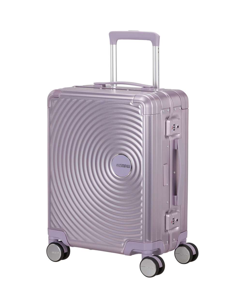 Imagem 0 de Mala de Cabine Soundbox Alu 55cm 4 Rodas Lilás 39L