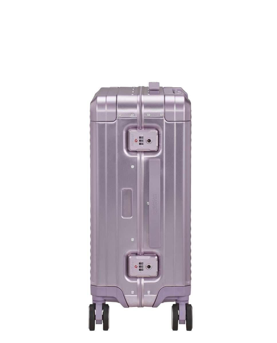 Mala de Cabine Soundbox Alu 55cm 4 Rodas Lilás 39L Lilás-3